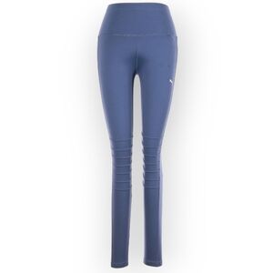 PUMA Womens Medium Blue Athletic Leggings